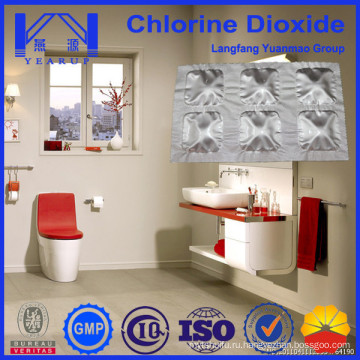 Туалетные дезодорирующие химикаты с агентами диоксида хлора